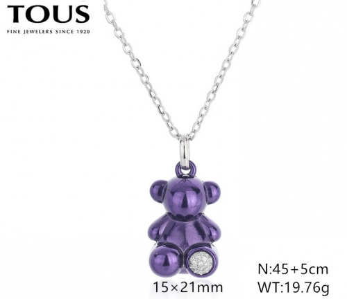 Stainless Steel Tou*s Necklace-DY240710-XL-219S-243-17