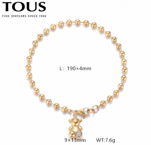 Stainless Steel Tou*s Bracelet-DY240710-SL-268G-200-14