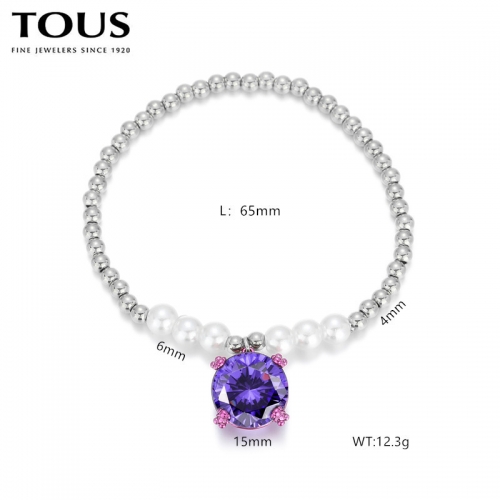 Stainless Steel Tou*s Bracelet-DY240710-SL-218S-214-15