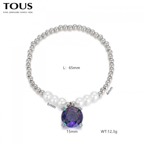 Stainless Steel Tou*s Bracelet-DY240710-SL-219S-214-15