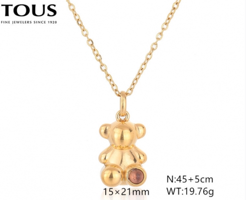 Stainless Steel Tou*s Necklace-DY240710-XL-240G-229-16