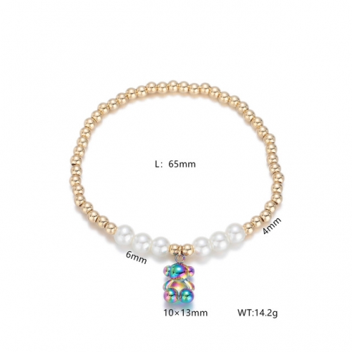 Stainless Steel Tou*s Bracelet-DY240710-SL-191G-229-16