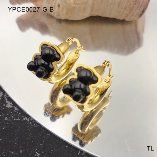 Stainless Steel Tou*s Earrings-SN240710-YPCE0027-G-B-15.9