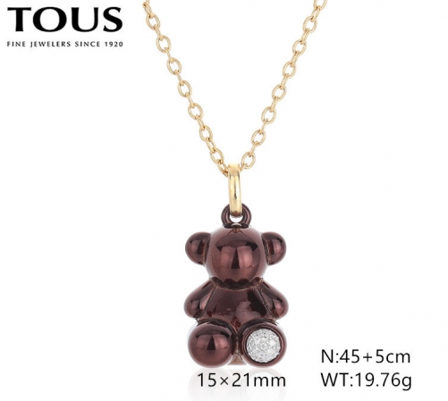 Stainless Steel Tou*s Necklace-DY240710-XL-215G-257-18