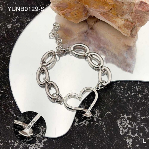 Stainless Steel UNO DE*50 Bracelet-SN240710-YUNB0129-S-19.3