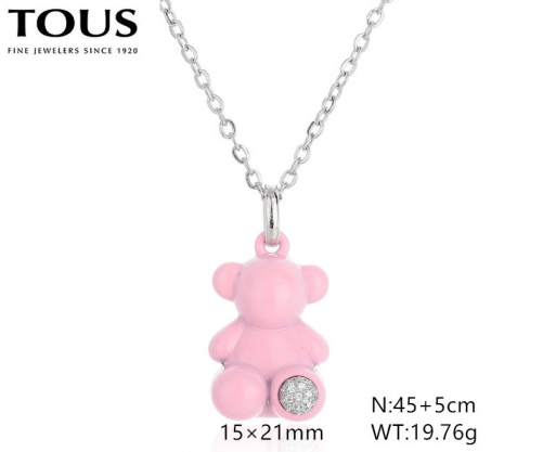 Stainless Steel Tou*s Necklace-DY240710-XL-213S-243-17