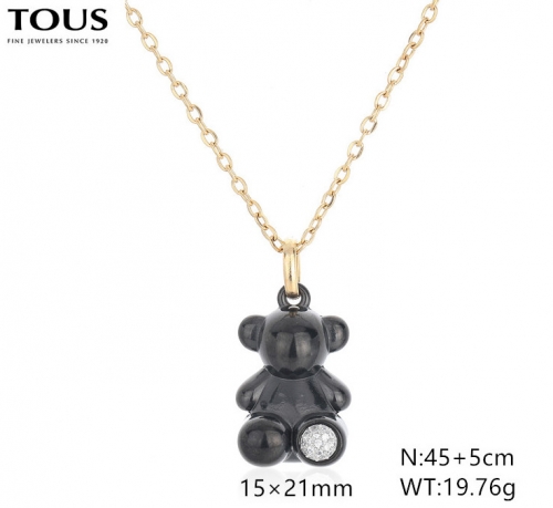 Stainless Steel Tou*s Necklace-DY240710-XL-224G-257-18