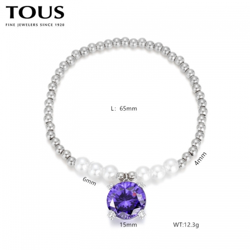 Stainless Steel Tou*s Bracelet-DY240710-SL-209S-214-15