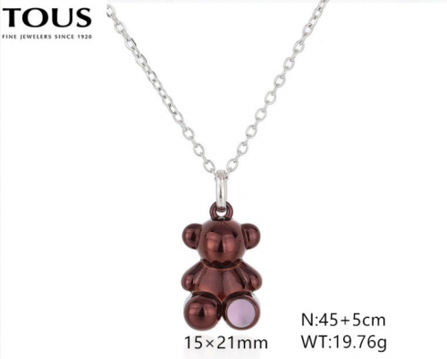 Stainless Steel Tou*s Necklace-DY240710-XL-253SC-214-15