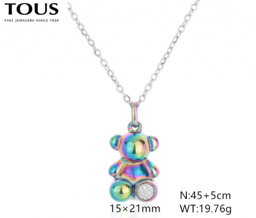 Stainless Steel Tou*s Necklace-DY240710-XL-223S-243-17