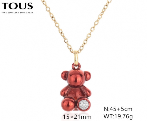 Stainless Steel Tou*s Necklace-DY240710-XL-217G-257-18