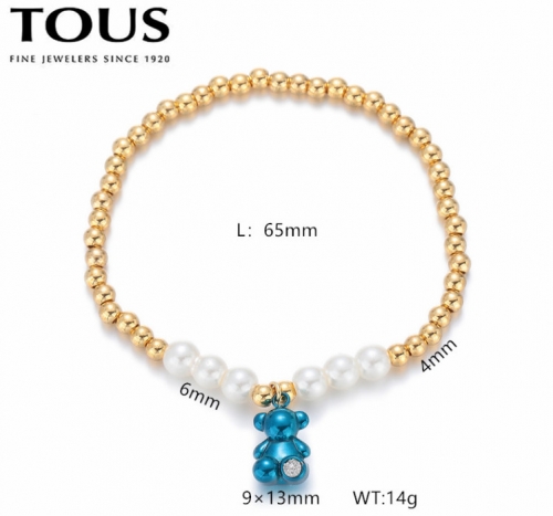 Stainless Steel Tou*s Bracelet-DY240710-SL-260GB-243-17