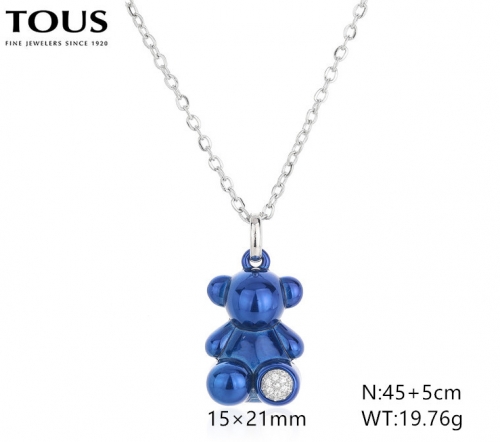 Stainless Steel Tou*s Necklace-DY240710-XL-216S-243-17