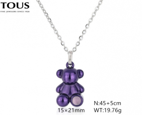 Stainless Steel Tou*s Necklace-DY240710-XL-250SP-214-15