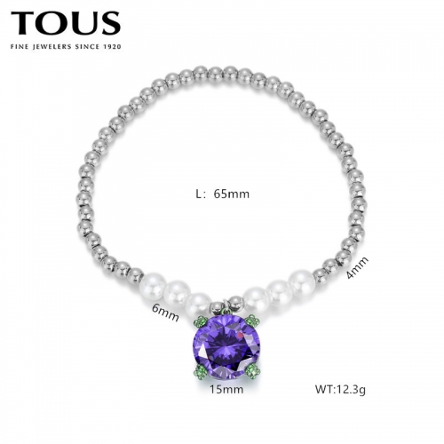 Stainless Steel Tou*s Bracelet-DY240710-SL-217S-214-15