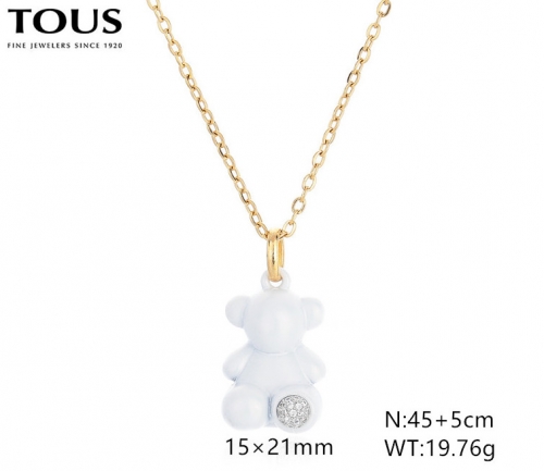 Stainless Steel Tou*s Necklace-DY240710-XL-214G-257-18