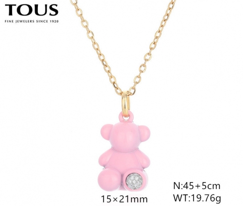 Stainless Steel Tou*s Necklace-DY240710-XL-213G-257-18