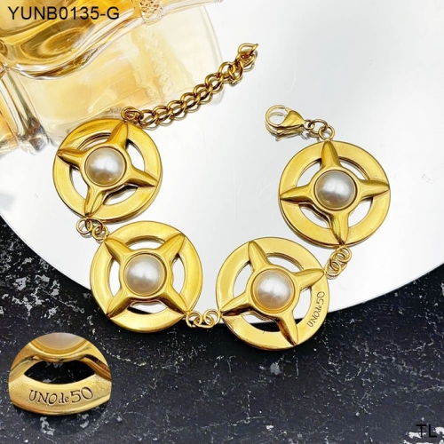 Stainless Steel uno de *50 Bracelet-SN240726-YUNB0135-G-25