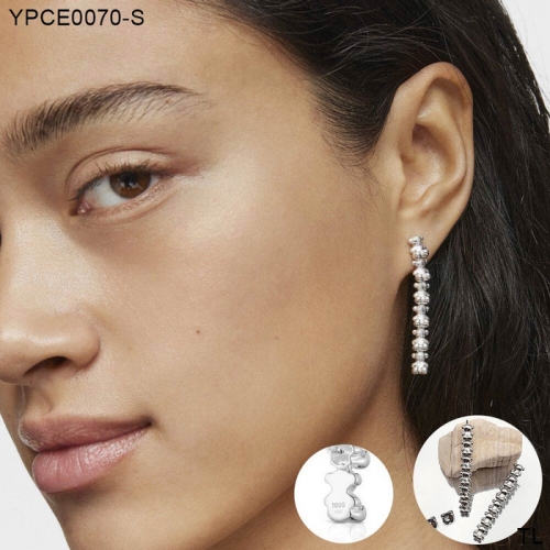 Stainless Steel TOU*S Earrings-SN240726-YPCE0070-S-13.5