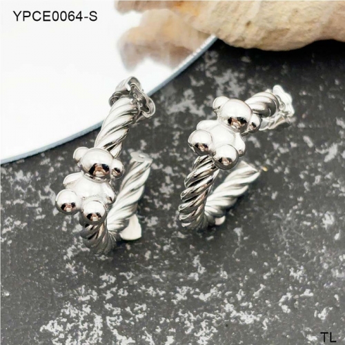 Stainless Steel TOU*S Earrings-SN240726-YPCE0064-S-15.3