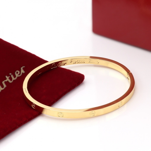 Stainless Steel Brand Bangle-HY240730-P9MKLI (2)