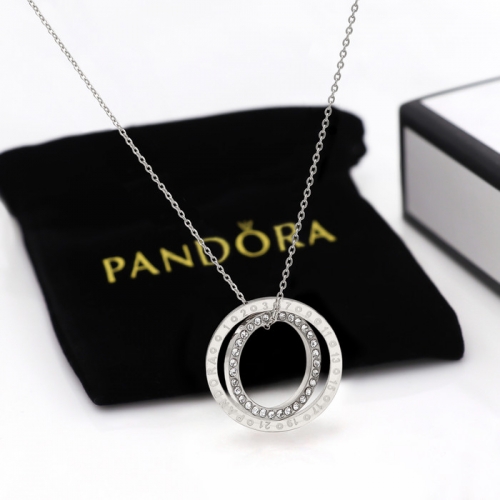 Stainless Steel Brand Necklace-HY240730-P7DEEY