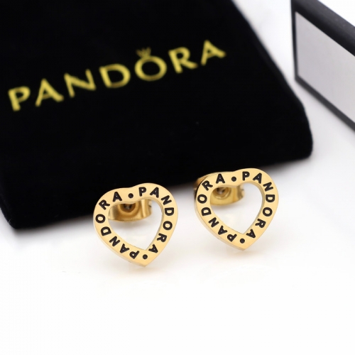 Stainless Steel Pandor*a Earrings-HY240730-P6KOO