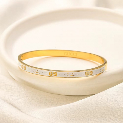 Stainless Steel Brand Bangle-YWA240808-P14IOLJ (2)