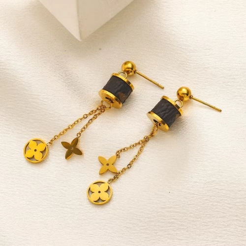 Stainless Steel Brand Earrings-YWA240808-P12.5HUU