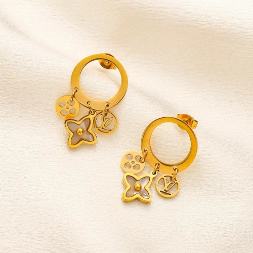 Stainless Steel Brand Earrings-YWA240808-P11UUDD