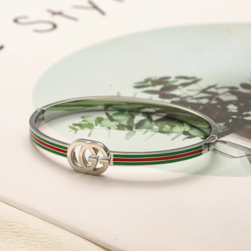 Stainless Steel Brand Bangle-YWA240808-P14NOLO (2)