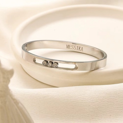 Stainless Steel Brand Bangle-YWA240808-P16JRFT (2)