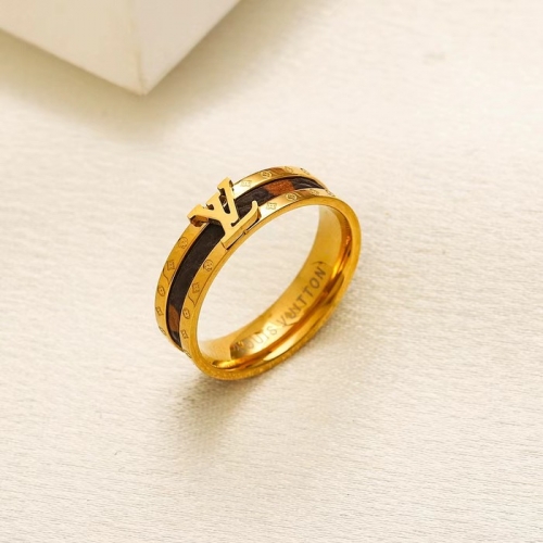 Stainless Steel Brand Ring-YWA240808-P9.5BGWS