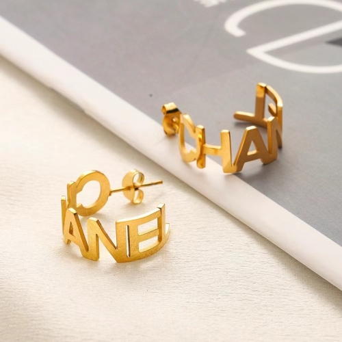 Stainless Steel Brand Earrings-YWA240808-P9.5JIUT