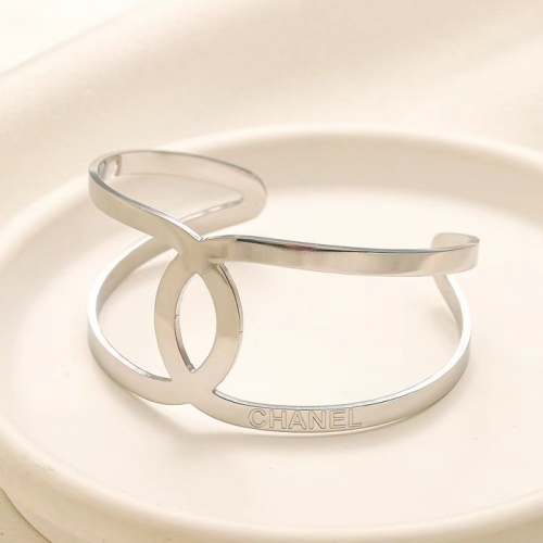 Stainless Steel Brand Bangle-YWA240808-P16.5BWED (3)