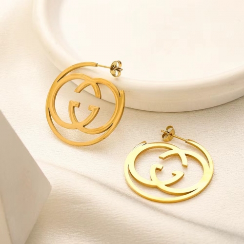 Stainless Steel Brand Earrings-YWA240808-P10IYTF (1)