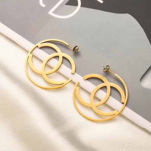 Stainless Steel Brand Earrings-YWA240808-P11OWQA (1)