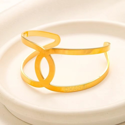 Stainless Steel Brand Bangle-YWA240808-P16.5BWED (1)