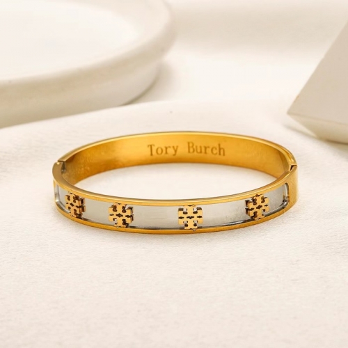 Stainless Steel Brand Bangle-YWA240808-P18BYUZ