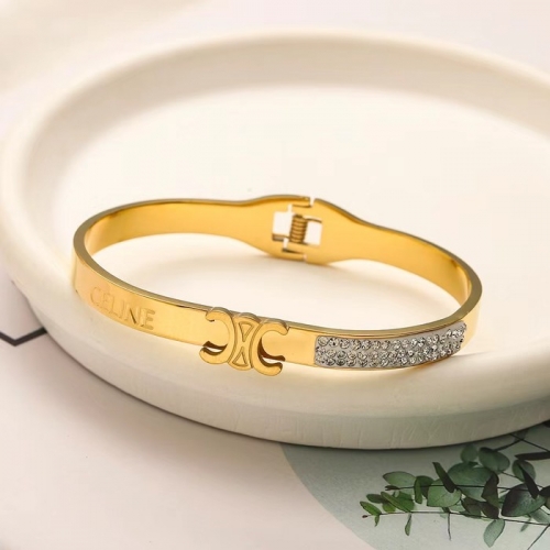 Stainless Steel Brand Bangle-YWA240808-P17VGIK (1)