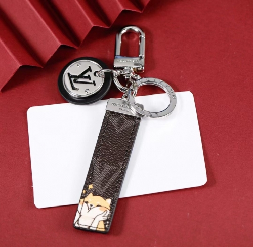 Stainless Steel Brand Keychain-DY240809-LVSK222S-386-27