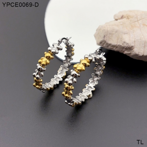 Stainless Steel TOU*S Earrings-SN240821-YPCE0069-D-21.9