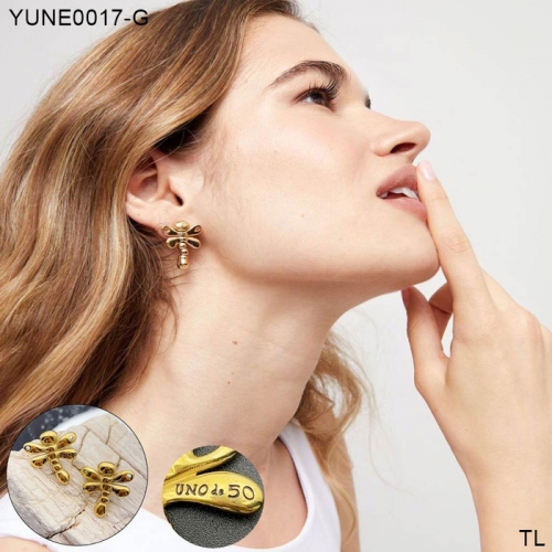 Stainless Steel Uno de *50 Earrings-SN240821-YUNE0017-G-16.9