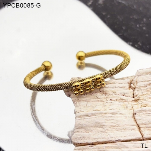 Stainless Steel TOU*S Bangle-SN240821-YPCB0085-G-13.9