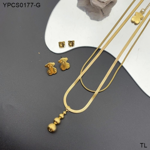 Stainless Steel TOU*S Set-SN240821-YPCS0177-G-19.6