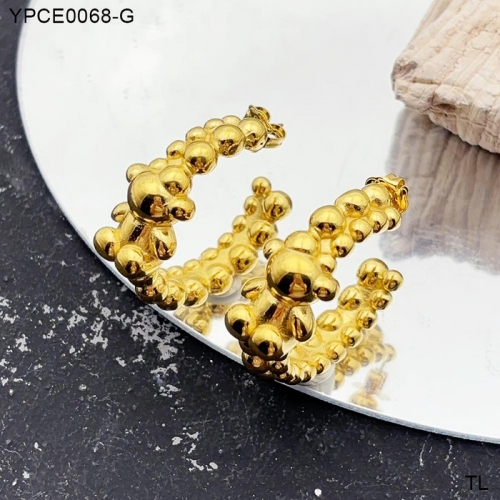 Stainless Steel TOU*S Earrings-SN240821-YPCE0068-G-21.9