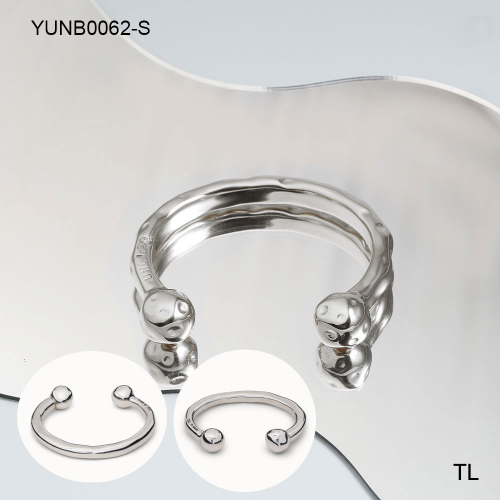 Stainless Steel UNO DE * 50 Bangle-SN240116-YUNB0062-S-20.1