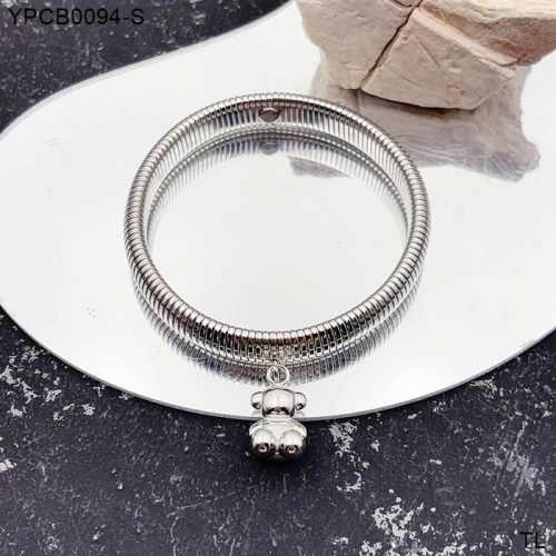 Stainless Steel Tou*s Bangle-SN240830-YPCB0094-S-15.4