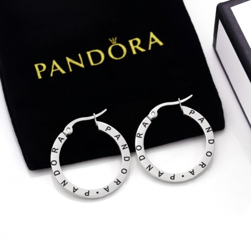 Stainless Steel Pandor*a Earrings-HY240904-P12CYTT (1)