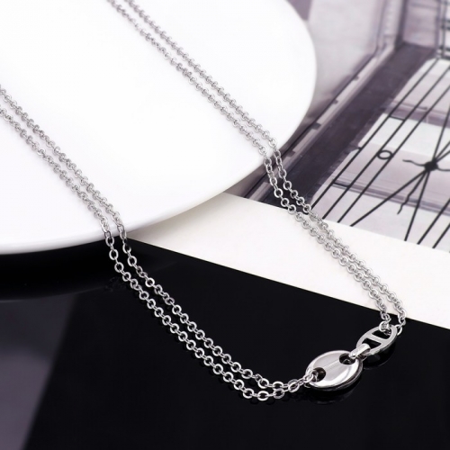 Stainless Steel Necklace-HY240904-P6VTTZ